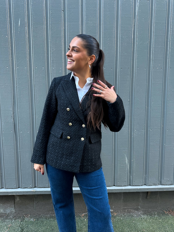 Malea Blazer - Black - Image 4