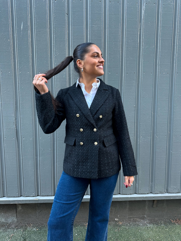 Malea Blazer - Black - Image 5