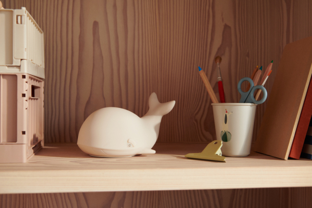 Winston Whale Nattlampe - Sandy - Image 4