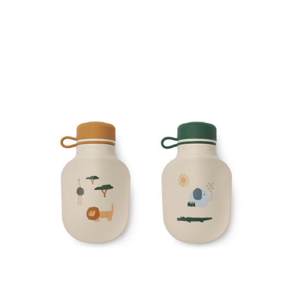 Lizzie Smoothie Bottle 2-pk - Safari Sandy Mix - Image 1