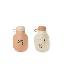 Liewood | Lizzie Smoothie Bottle 2-pk - Peach/Sea Shell