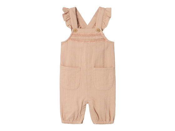 Salene Loose Overall, Rugby Tan - Lil' Atelier