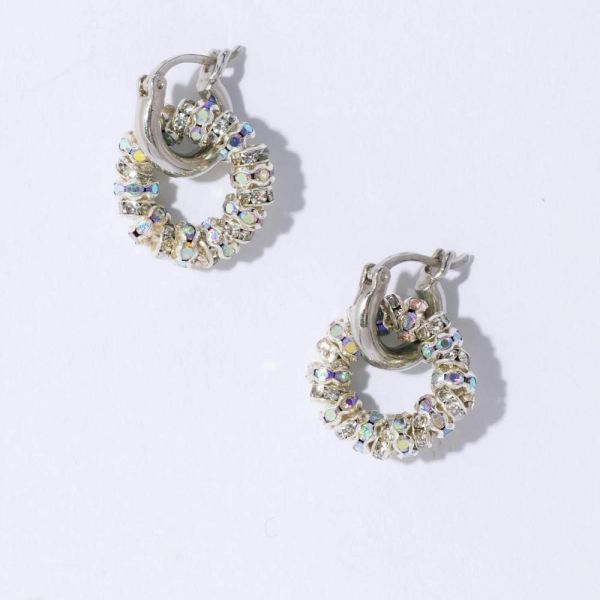 TINY CREOLES SILVER