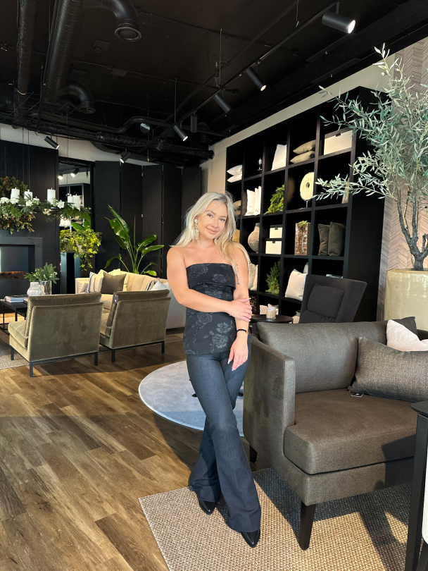 Jacquard Off Shoulder Top - Black  - Image 3
