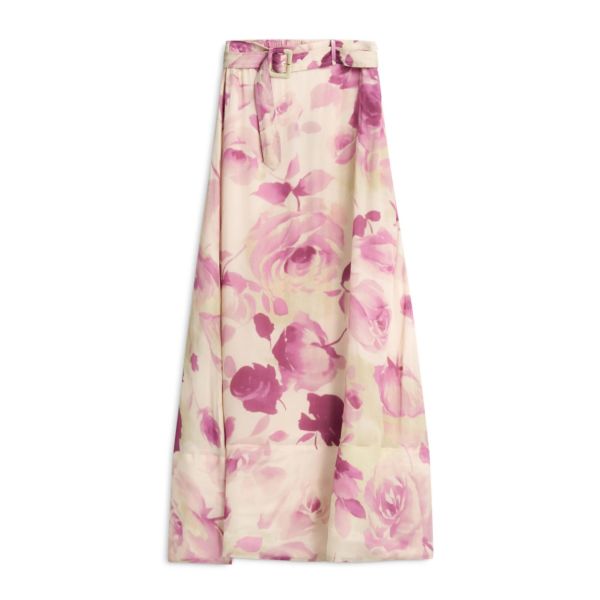 Organza Maxi Skirt - Rose Field 