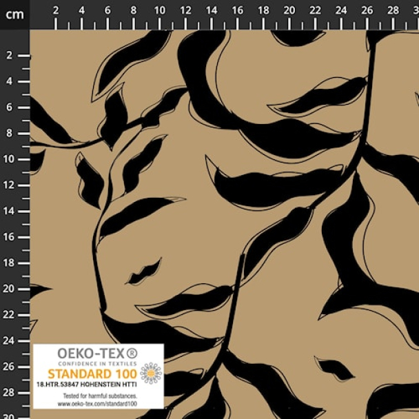 Light & Lush 24 Fall guld og sorte blader - Image 1