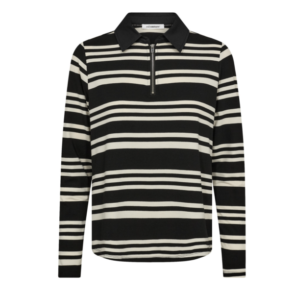Maluca Stripe Polo Blouse     |     Maluca Stripe Polo Blouse  fra Co´Couture