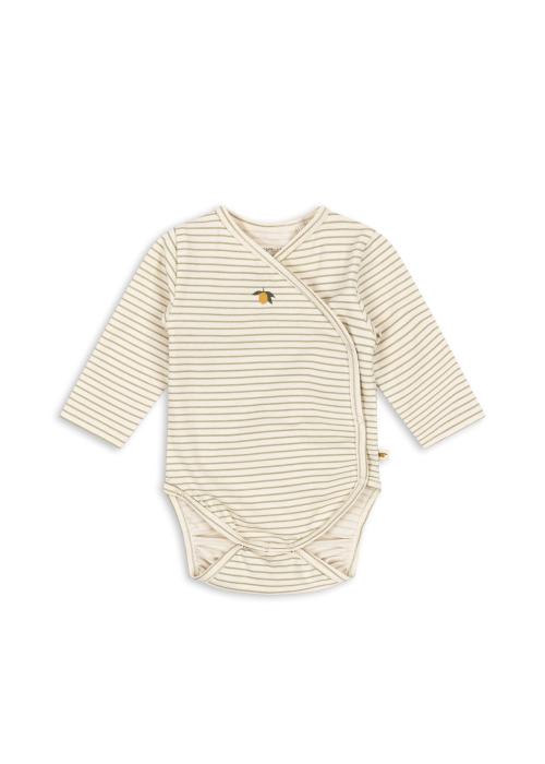 Konges Sløjd | Basic LS Newborn Body - Tea Stripe