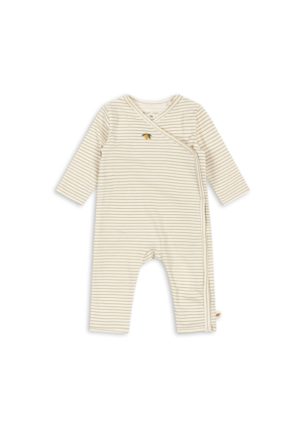 Konges Sløjd | Basic LS Newborn Onesie - Tea Stripe