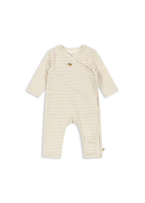 Konges Sløjd | Basic LS Newborn Onesie - Tea Stripe