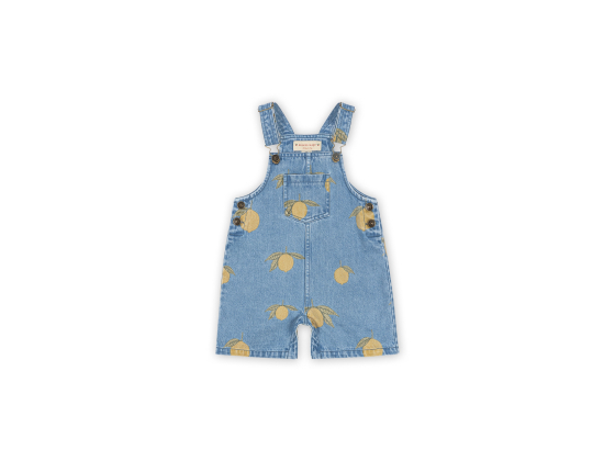 Seleshorts Magot Overalls GOTS, Lemon Denim - Konges Sløjd