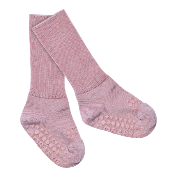 Non-slip Socks Wool - Rose Blush - Image 1