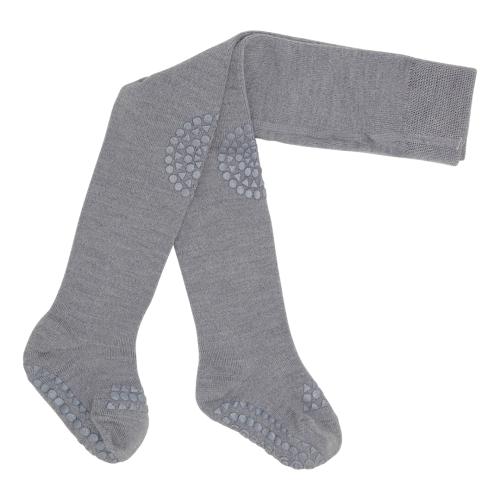 GOBABYGO | Crawling Tights Wool - Grey Melange