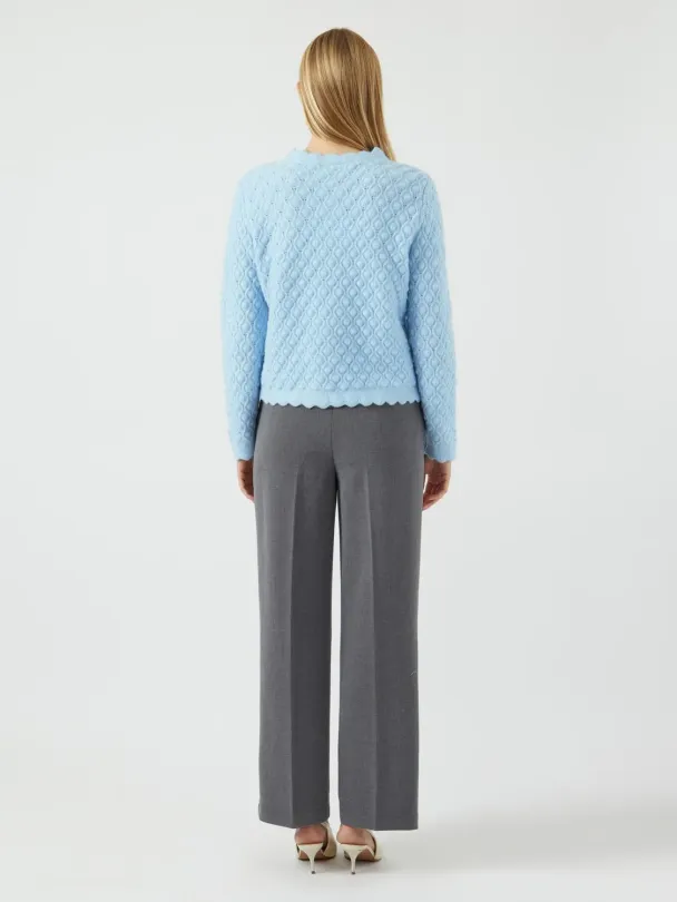 Y.A.S Bubble Knit Cardigan - Image 3