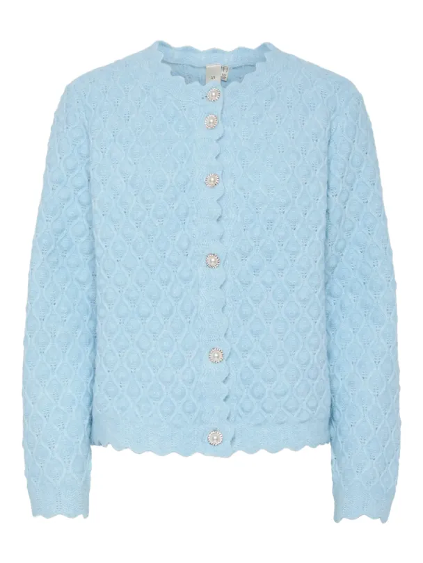 Y.A.S Bubble Knit Cardigan - Image 1