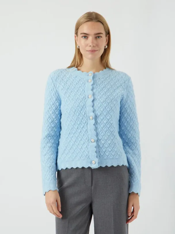 Y.A.S Bubble Knit Cardigan - Image 6