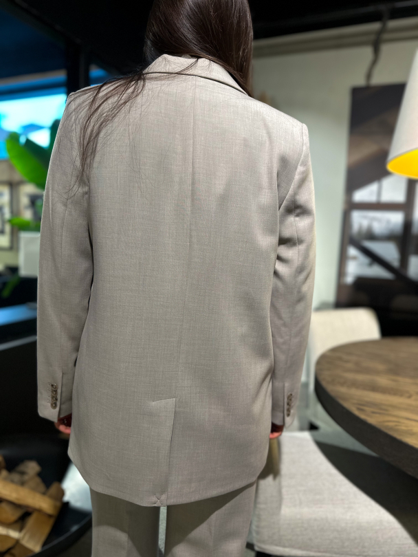 Rita Relaxed Blazer - Island Fossil  - Image 2