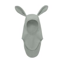 Balaclava Ears Cotton Fleece - Lily Pad Melange