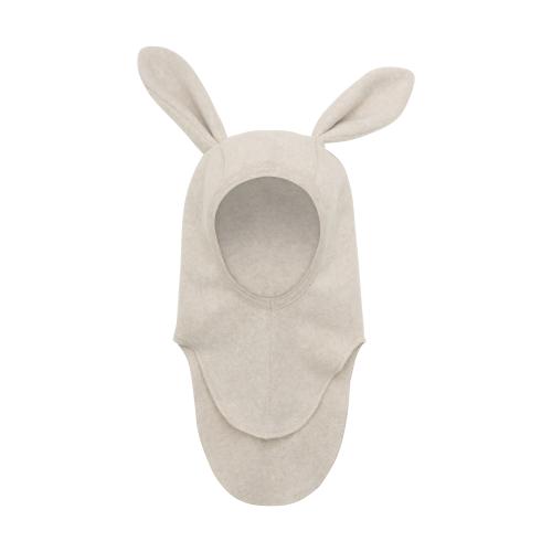 HUTTEliHUT | Balaclava Ears Cotton Fleece - Camel Melange