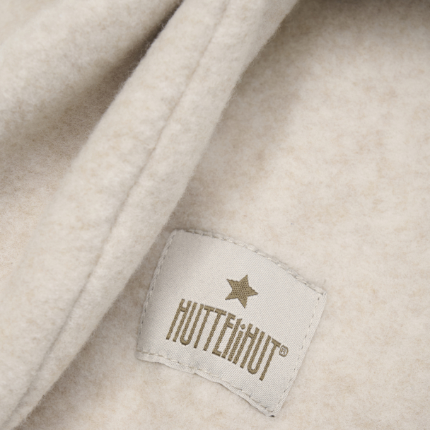 HUTTEliHUT | Balaclava Ears Cotton Fleece - Camel Melange - Image 3