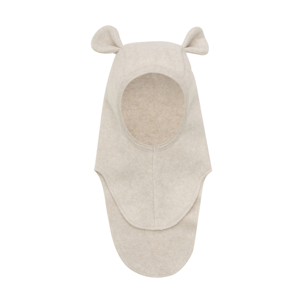 HUTTEliHUT | Balaclava Ears Cotton Fleece - Camel Melange - Image 1
