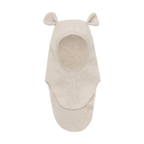 HUTTEliHUT | Balaclava Ears Cotton Fleece - Camel Melange