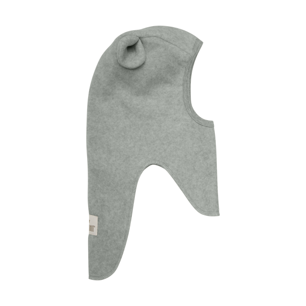 Balaclava Ears Cotton Fleece - Lily Pad Melange - Image 2