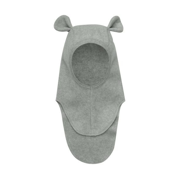 Balaclava Ears Cotton Fleece - Lily Pad Melange - Image 1
