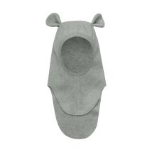 Balaclava Ears Cotton Fleece - Lily Pad Melange