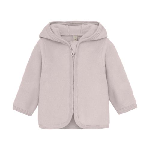 HUTTEliHUT | Jacket Ears Cotton Fleece - Cloud Gray