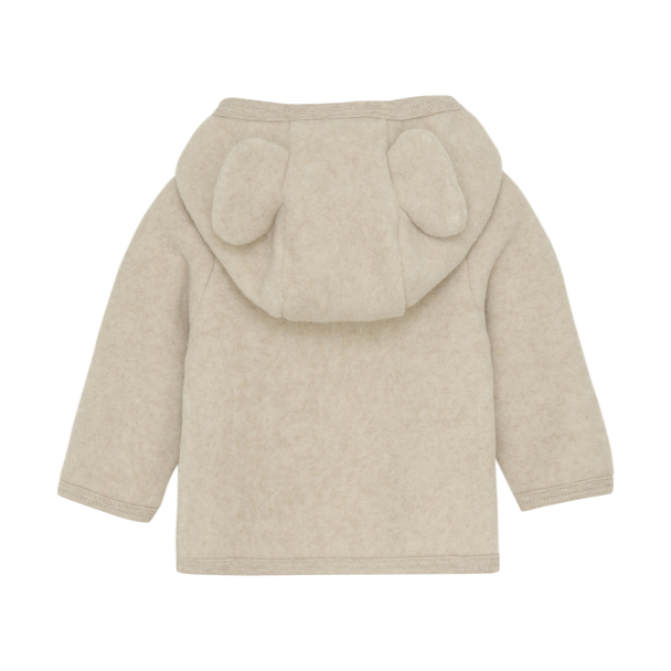 Jacket Ears Cotton Fleece - Camel Melange - Image 2