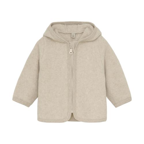 HUTTEliHUT | Jacket Ears Cotton Fleece - Camel Melange