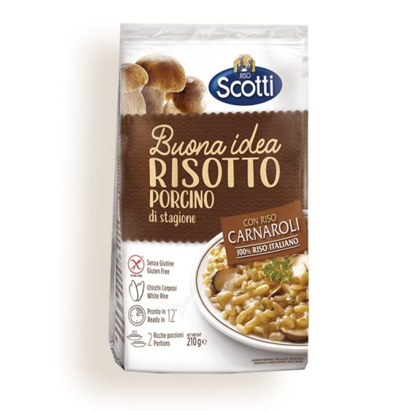 Risotto Med Sopp 210g Riso Scotti