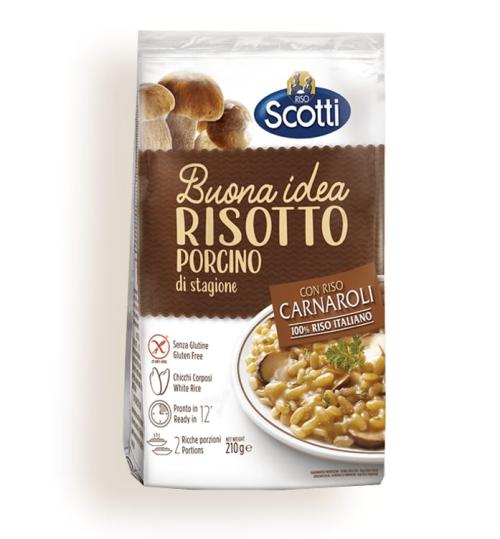 Risotto Med Sopp 210g Riso Scotti