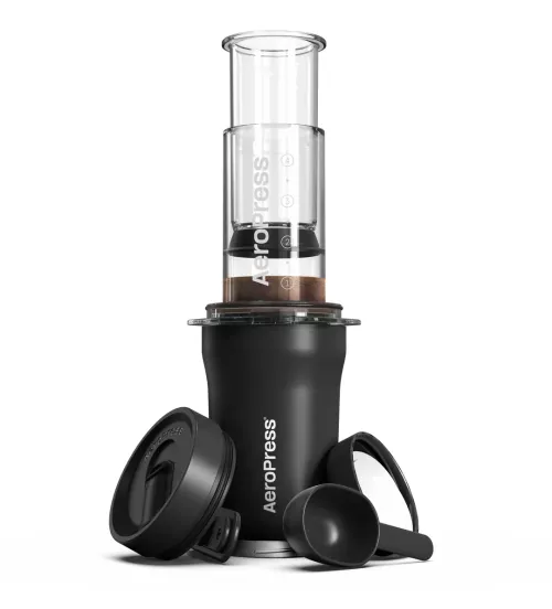 Aeropress Plus Go Travel System - svart