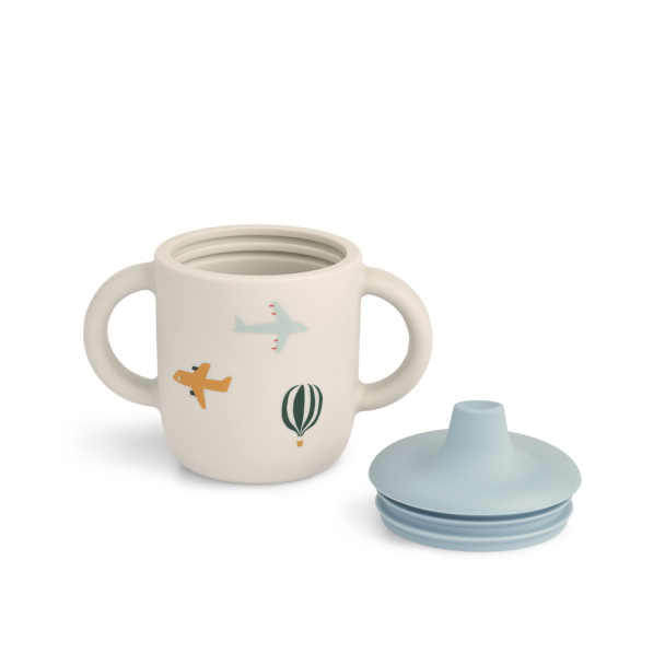 Liewood | Neil Sippy Cup - Aviator/Ecru - Image 2