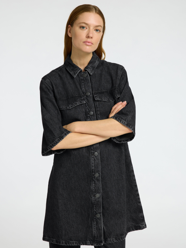 SELECTED FEMME Harper Denim Dress - Image 2