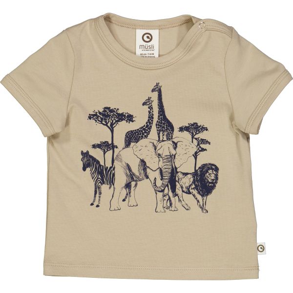 Müsli | Safari T-skjorte Baby - Cashmere