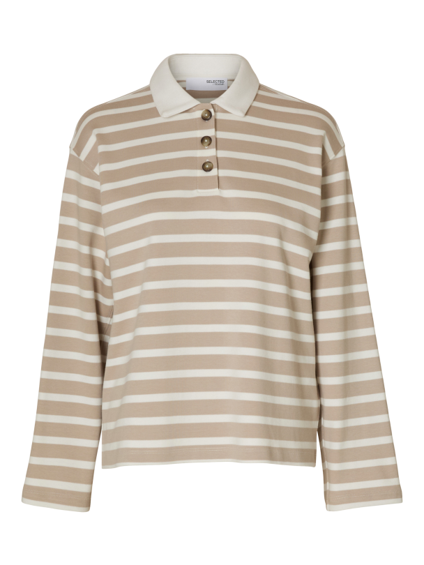 SELECTED FEMME Wada Collar Top - Image 1