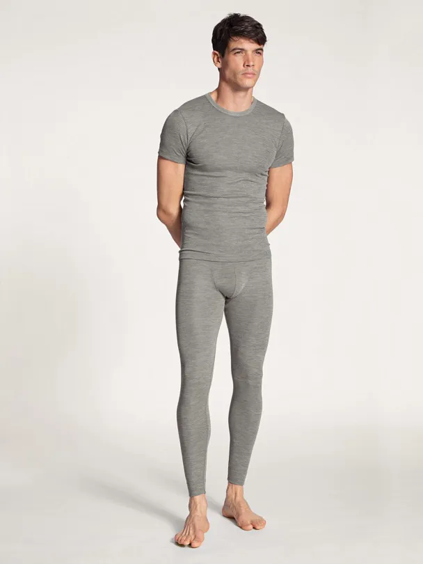 MEN T-shirt, ull silke - Image 5