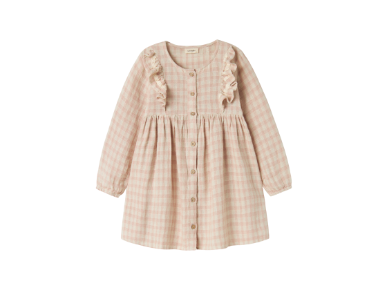 Dagmar Loose Dress, Peach Whip - Lil Atelier 