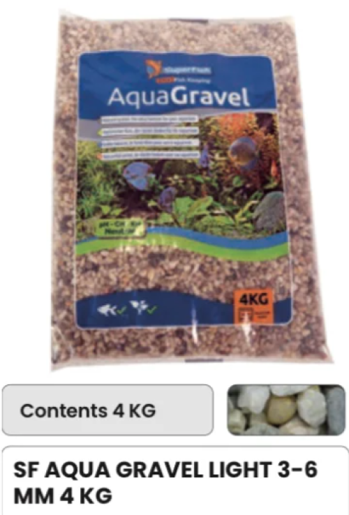 SF Aqua Gravel / 4kg / Light 3-6mm