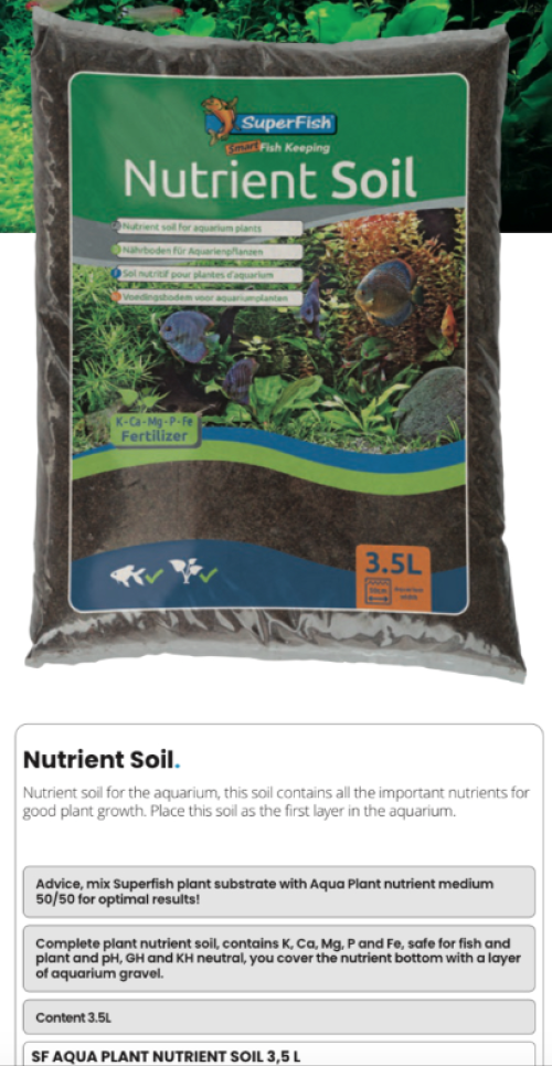 SF Aqua plante nutrient soil 3,5 L