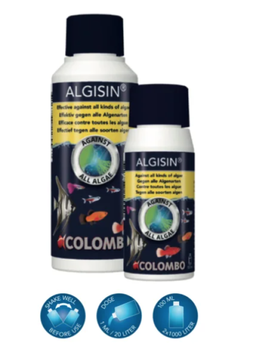 Algisin 100ml til Akvarie / 2x1000 liter