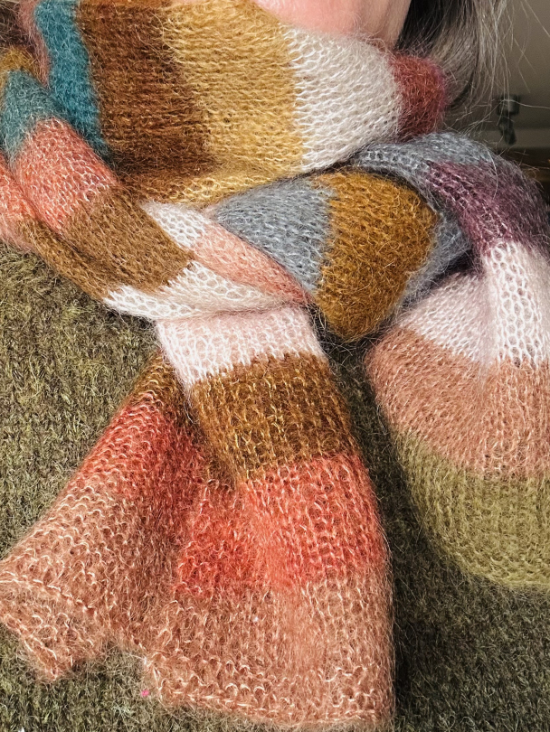 Skjerf i tynn mohair  - Image 2