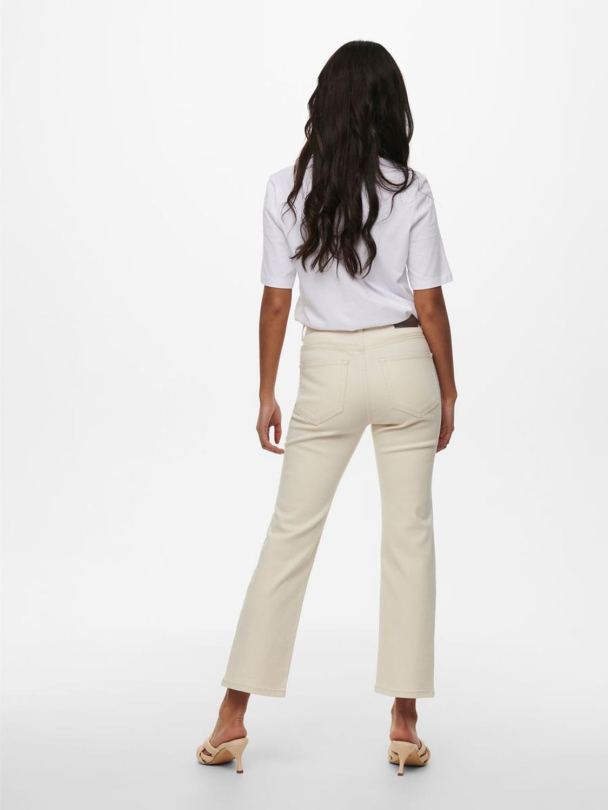 Only Kenya life midwaist cropped sweet flared jeans noos - Image 4