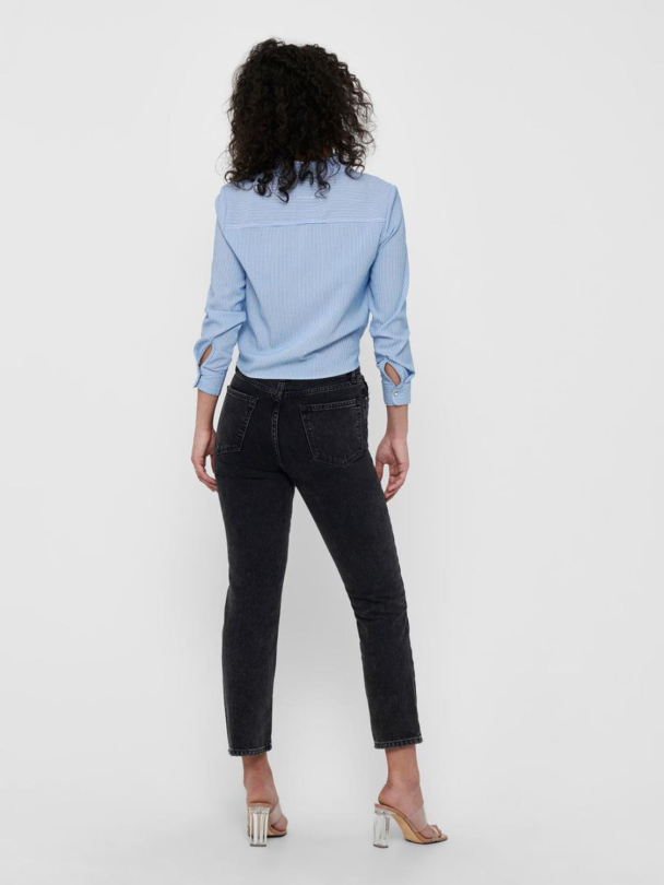 onlLecey long sleeve knot shirt - Image 3