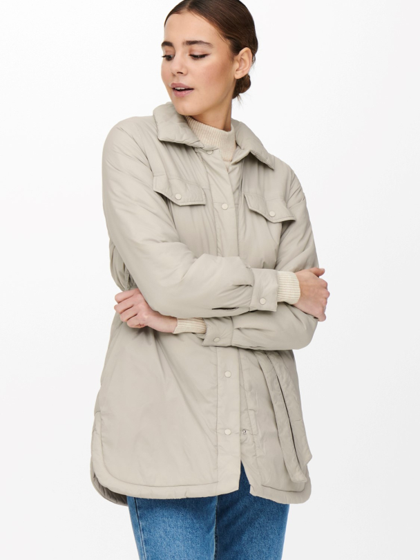 onlJenna vattert jakke med belte - Image 7