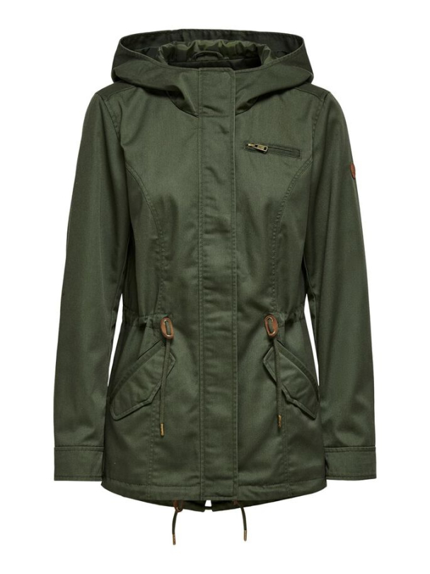 onlLorca canvas parka jakke - Image 3