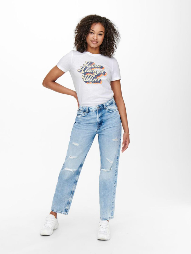 onlCollie statement print t-skjorte - Image 4